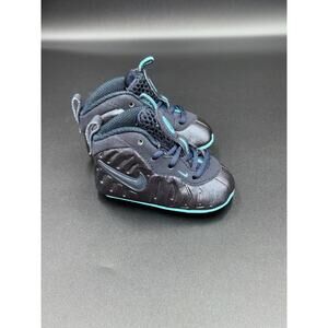 Nike Lil' Posite Pro CB Dark Obsidian Light Aqua Crib Bootie